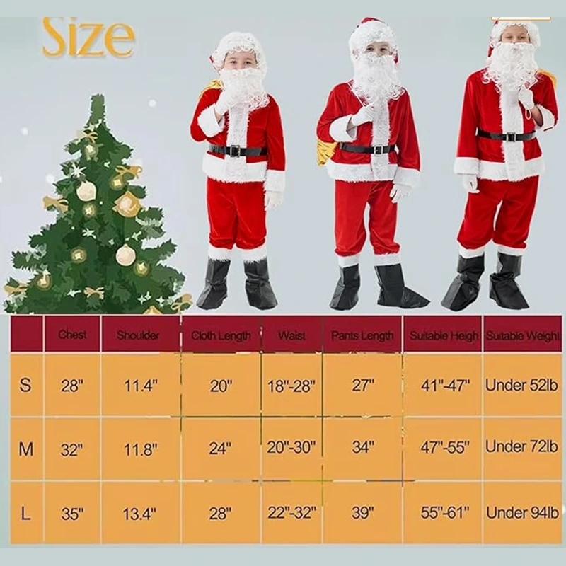 Santa Claus Costume For Kids
