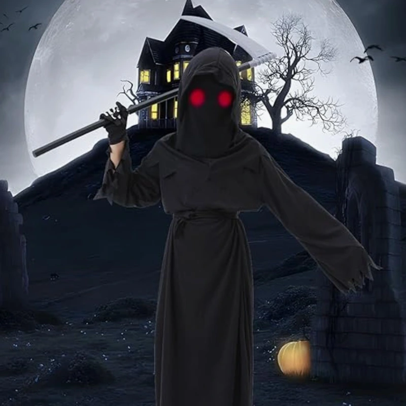 School Haunted House Grim Reaper kostym för barn